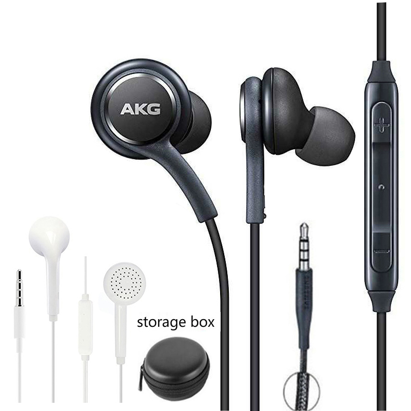 Tai nghe nhét tai AKG có dây 3.5mm hifi cho Samsung EO IG955 thiết kế hai màu tùy chọn