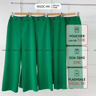 Quần tây nữ công sở, quần ống suông công sở ngọc hà desgin q011