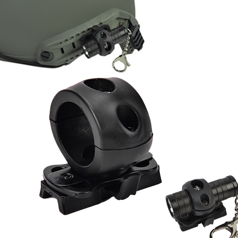 Ngàm Gắn Đèn Pin Gắn Nón Bảo Hiểm 2.5cm