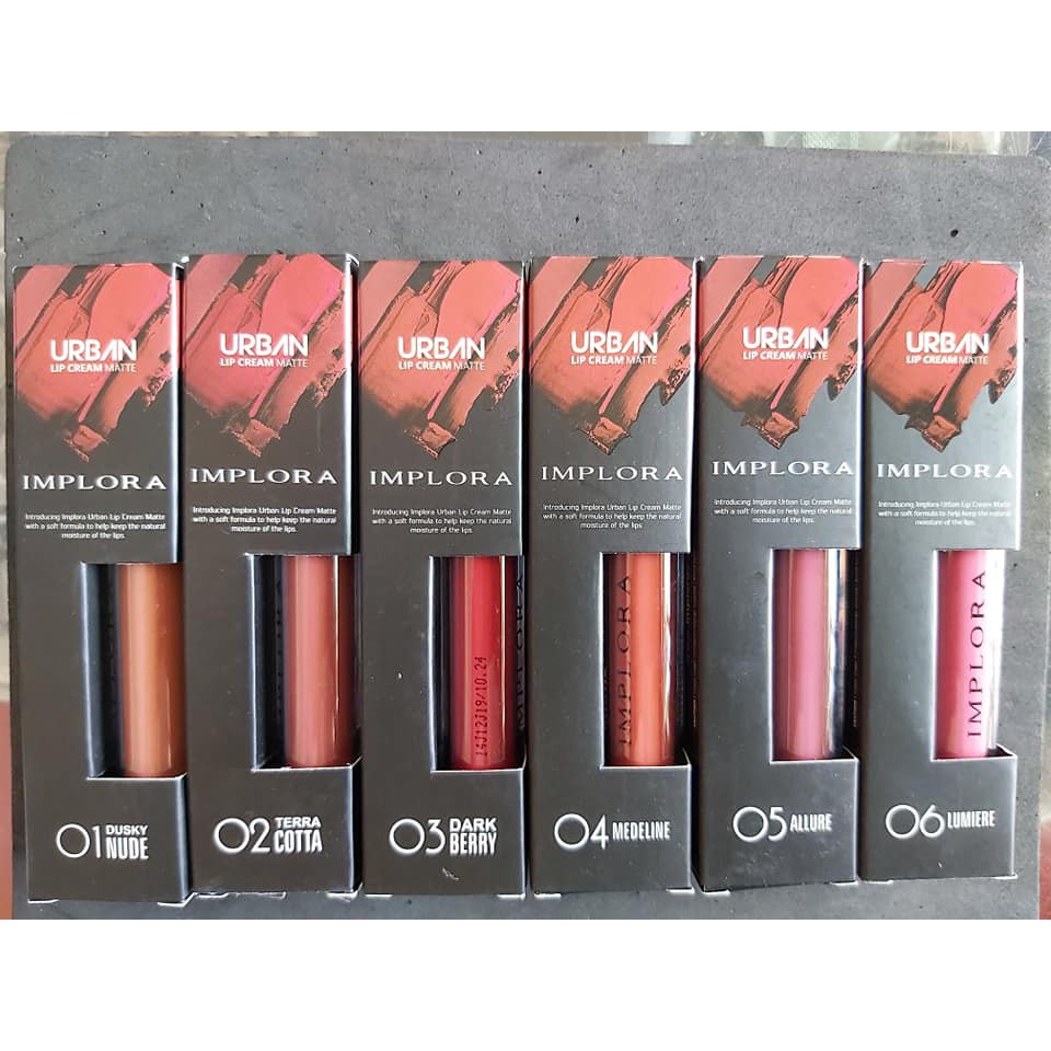 (hàng Mới Về) Son Kem Lì Trang Điểm Lâu Trôi 2.5g Implora Urban | BigBuy360 - bigbuy360.vn