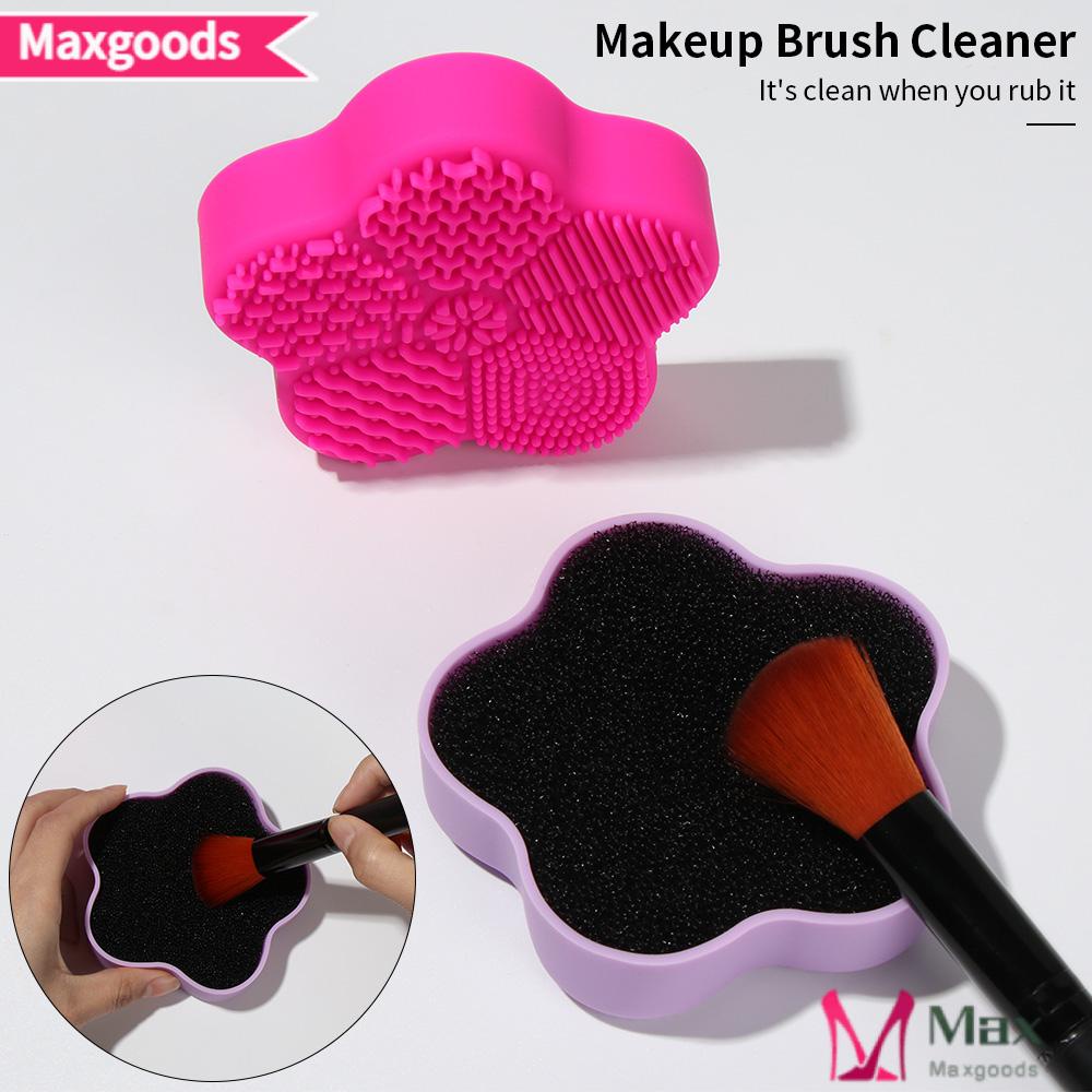 Dụng Cụ Vệ Sinh Cọ Trang Điểm Bằng Silicone Tiện Dụng