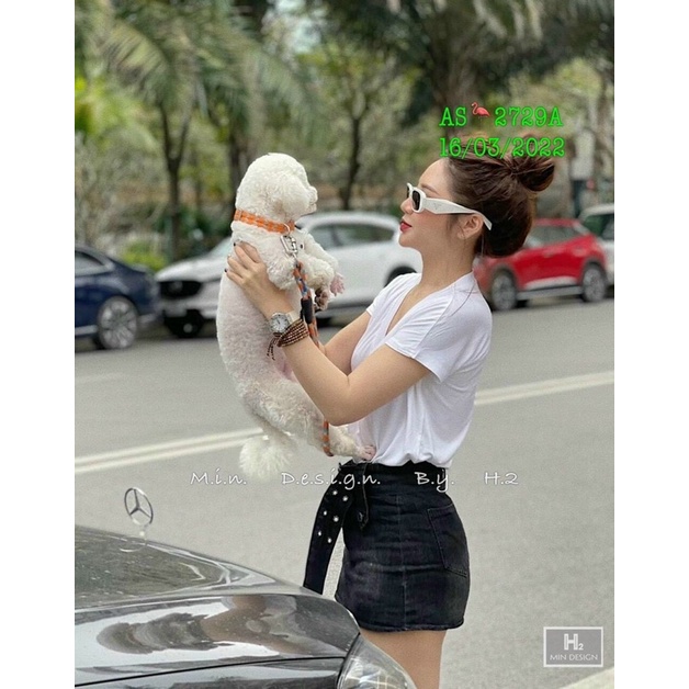Áo Bigsize nữ cổ tim siêu mát lành  MS207