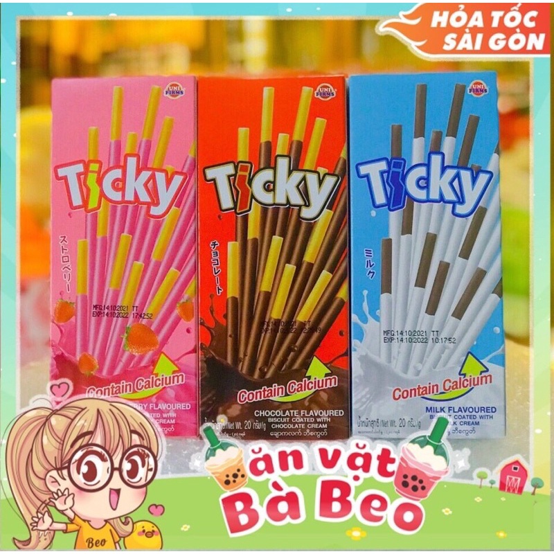 Bánh que ticky Thái Lan hộp 22g