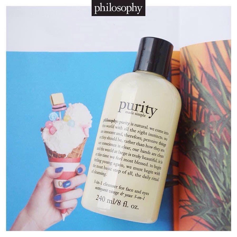 Sữa rửa mặt Philosophy Purity Made Simple Cleanser 240ml