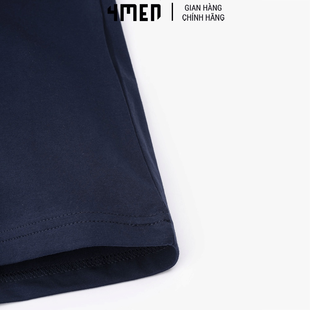 Áo Thun Nam Slimfit Faithfunlness 4MEN AT100 vải cotton thoáng mát, co giãn 4 chiều, form dám ôm gọn, mềm mịn, trẻ trung