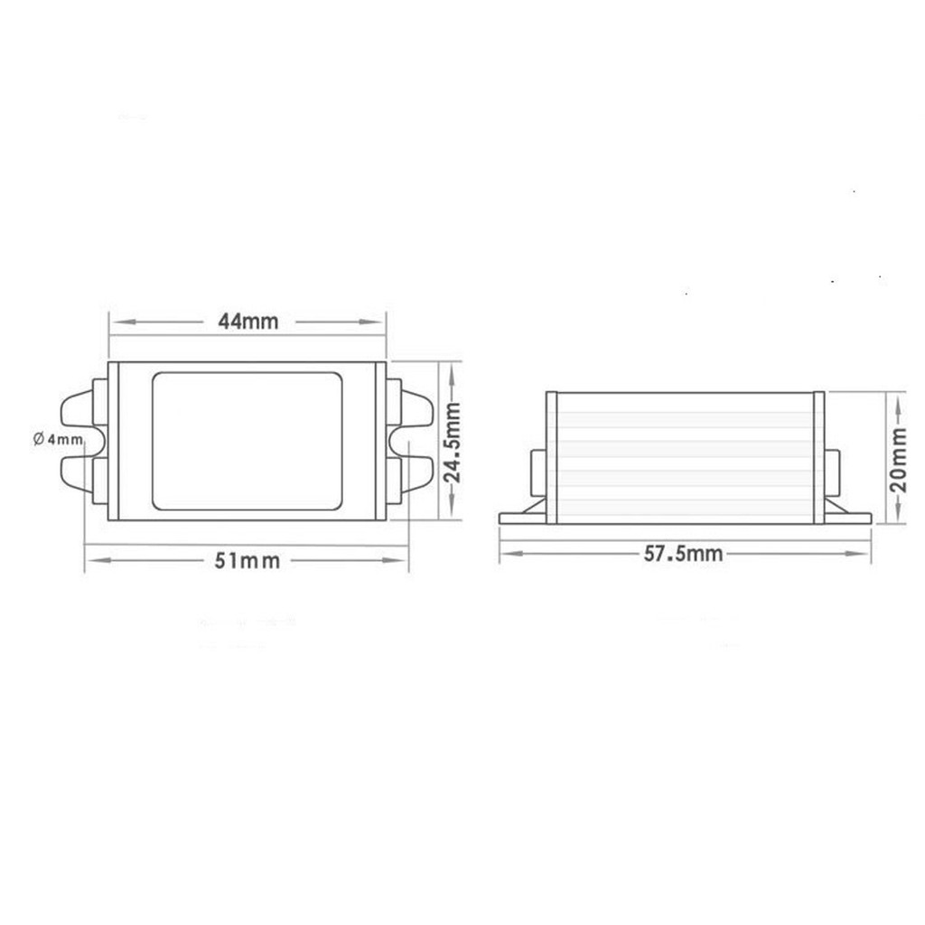 Bộ mạch hạ áp 24v xuống 12v 3a 36w chống nước