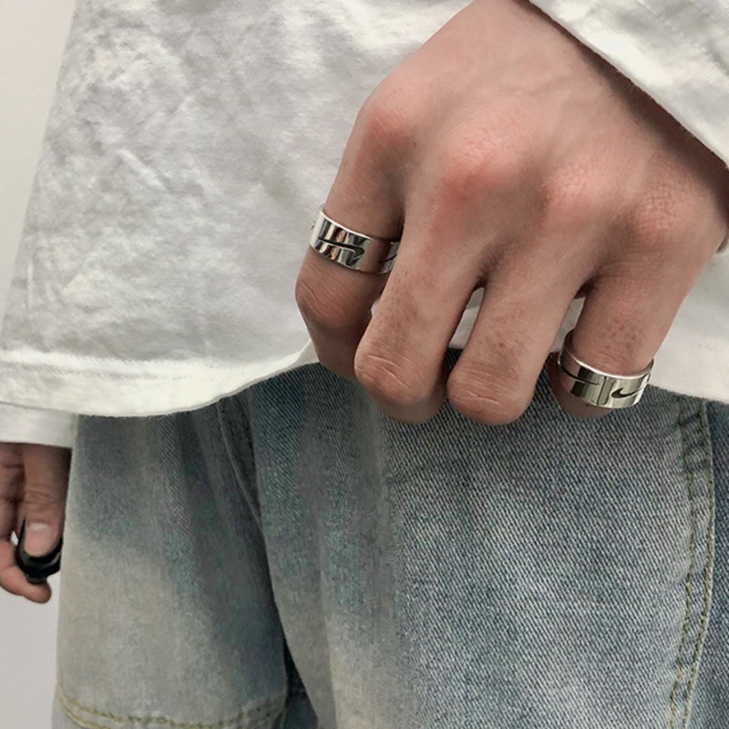 Nhẫn Đeo Tay Kiểu Dáng Đơn Giản Thời Trang Dành Cho Cả Nam Và Nữ