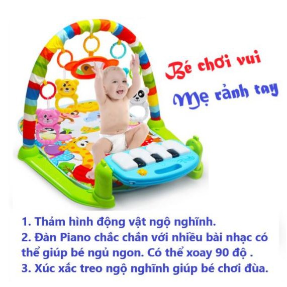 Thảm Nhạc Piano Bách Thú Ngộ Nghĩnh Cho Bé