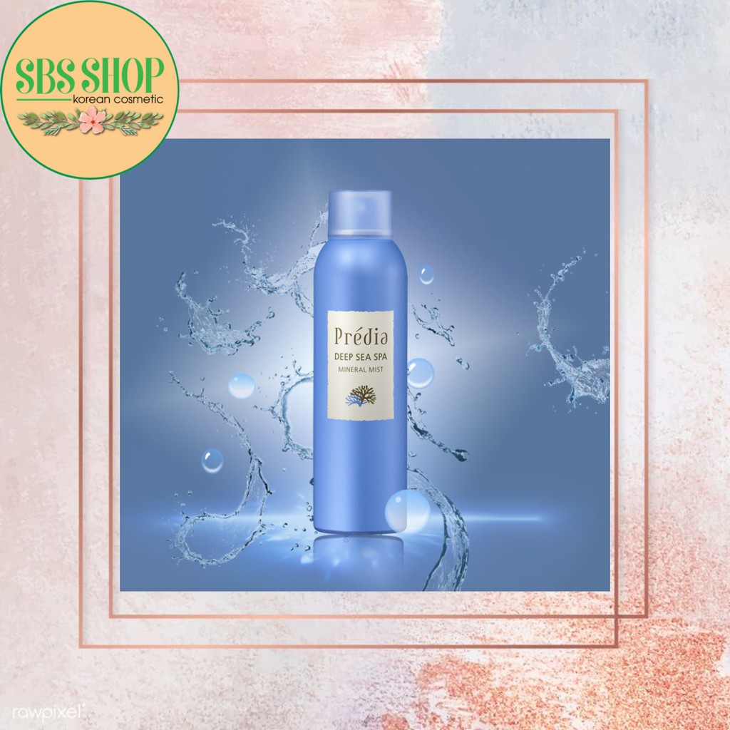 Xịt Khoáng Kose Predia Deep Sea Mineral Mist 150ml