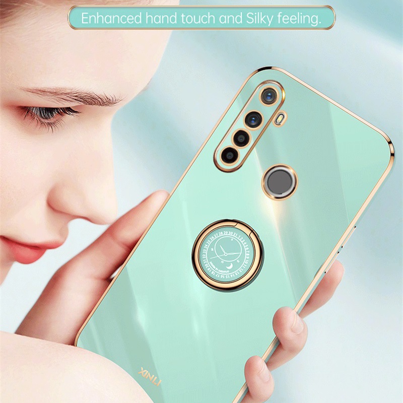 Ốp điện thoại KOOSUK silicon vuông mạ bóng mềm mại cho Realme 5 5S 5i 6i P 6 7 Pro 6S C3