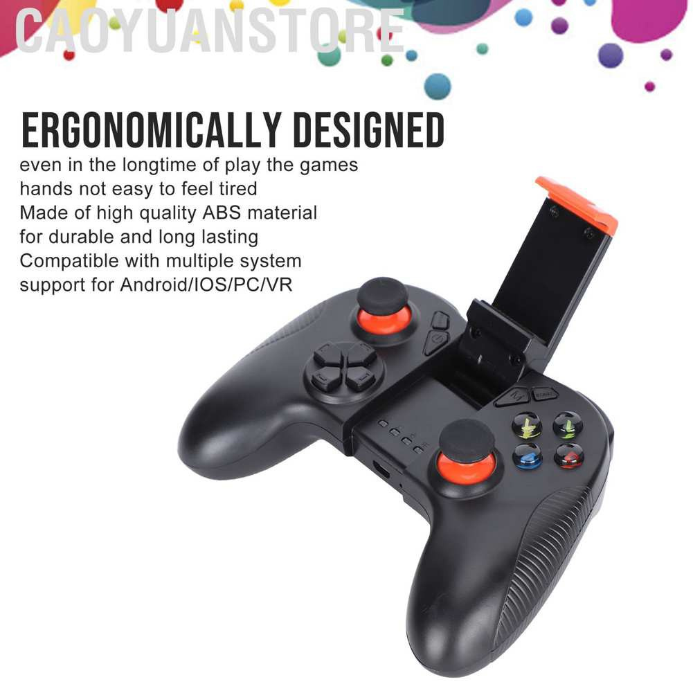 Caoyuanstore Mobile Phone Wireless Bluetooth Game Controller Gamepad Joystick Joypad Android