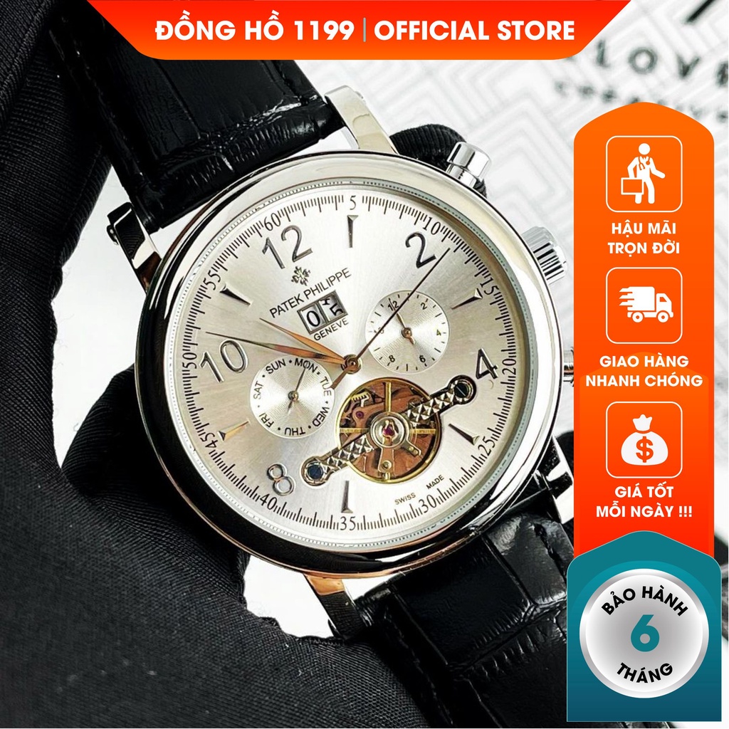 [QUÀ TẶNG]  Đồng hồ cơ - Đồng Hồ Dây Da Nam Handmade Thép Không Gỉ Chống Nước Chống Xước 7100AY - 1199 Watches | BigBuy360 - bigbuy360.vn