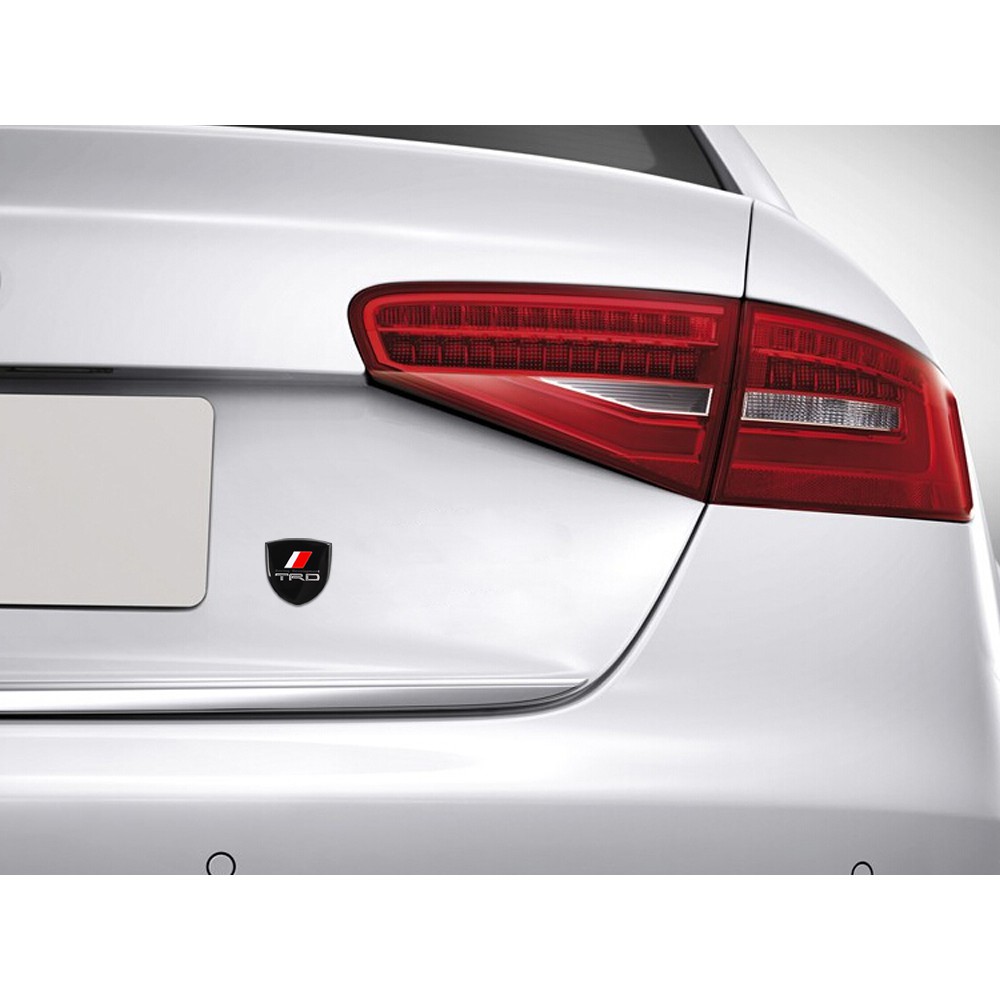 Đề can kim loại hình logo TRD dùng trang trí xe ô tô