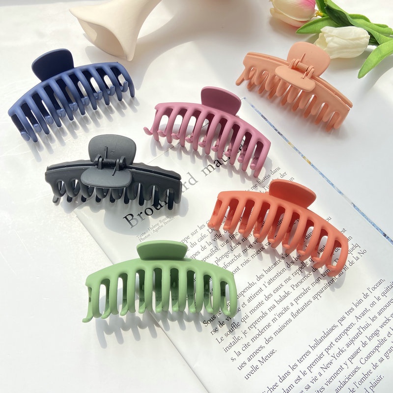 Kẹp Tóc Cỡ Lớn Màu Sắc Ngọt Ngào Thời Trang Cho Nữ