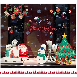 Decal trang trí noel giáng sinh vui