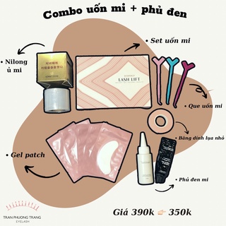 Combo uốn mi + phủ đen tpt