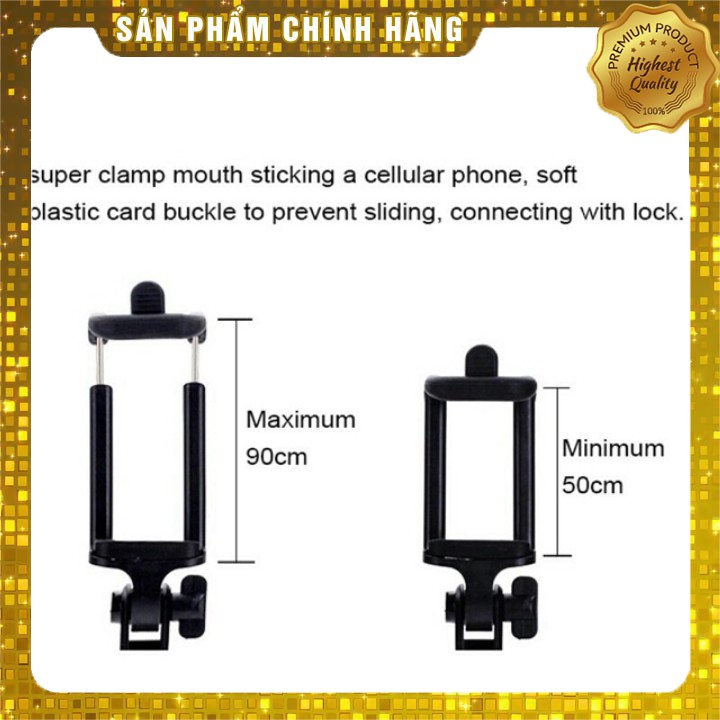 Gậy tự sướng Xi Sắt - Gậy Chụp Ảnh Dài Tối Đa 80cm