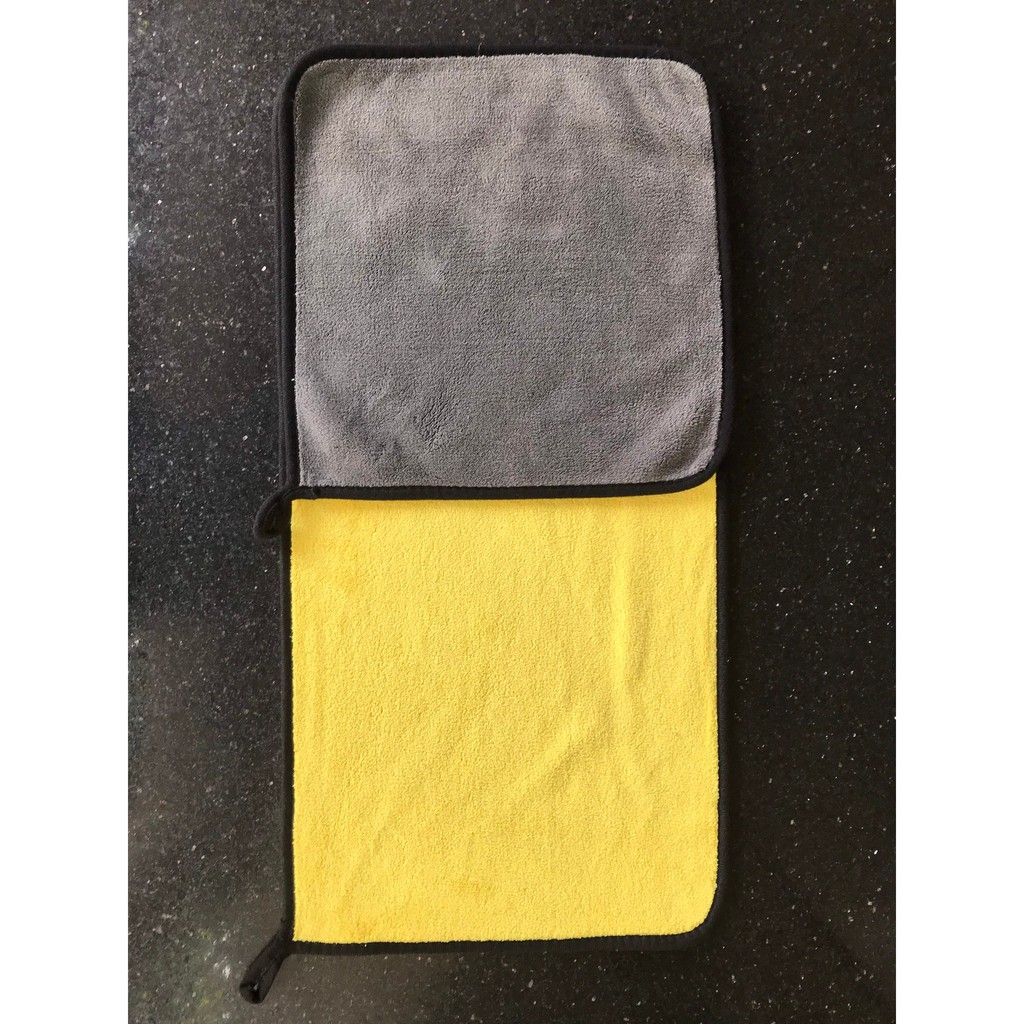 Khăn đa năng 2 lớp Microfiber ⚡FREESHIP⚡ lau xe hơi kích thước 30x30cm, 30x60cm, lau kính 2 lớp dày, mịn không rụng sợi