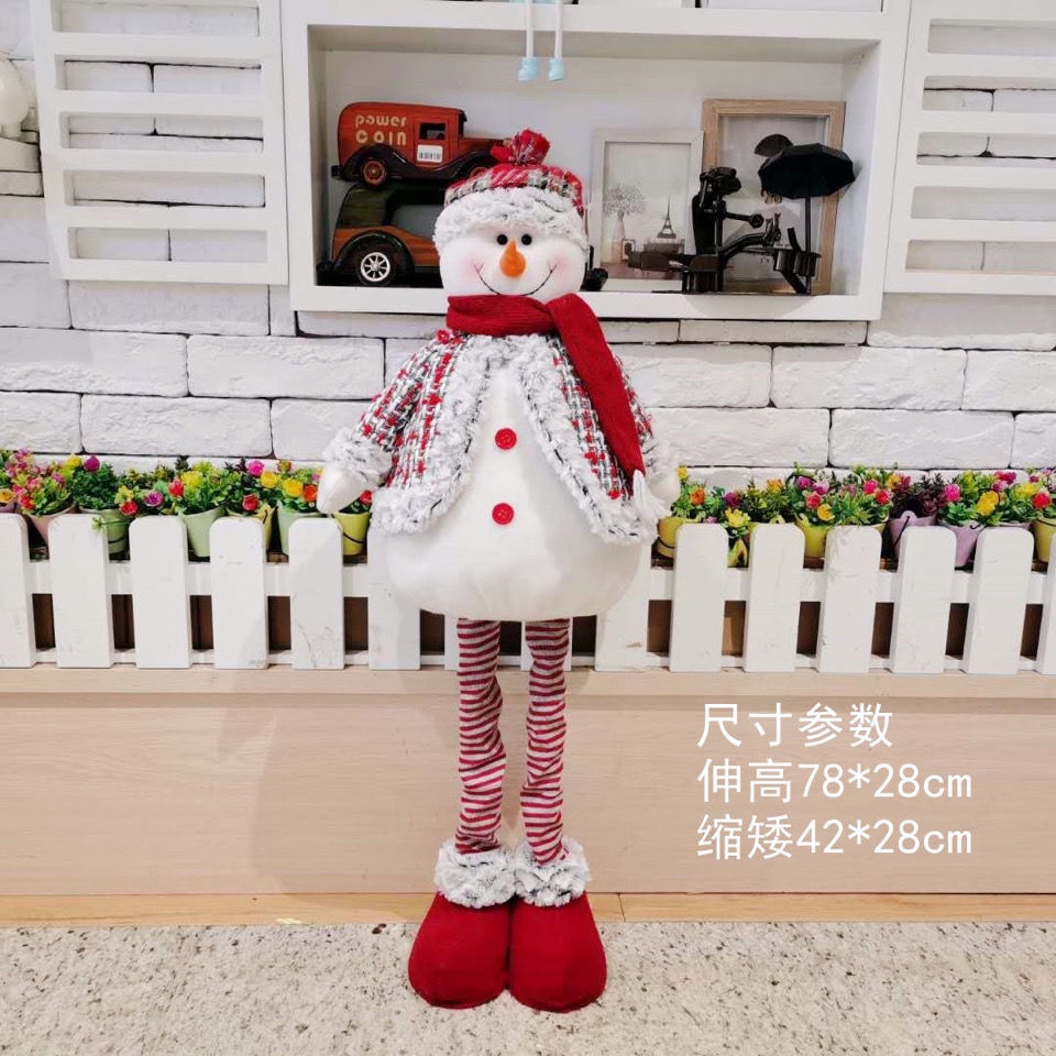 Búp bê ông già nô-en/người tuyết thu gọn được dùng làm quà tặng giáng sinh mới