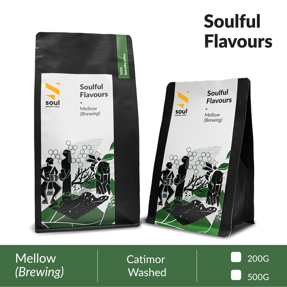 PHA DỤNG CỤ - MELLOW DỊU DÀNG - BỘ SƯU TẬP CÀ PHÊ HƯƠNG VỊ TÂM HỒN 2021 TÚI 200GRAM, 500GRAM MỚI LẠ, ĐẶC BIỆT, THÚ VỊ