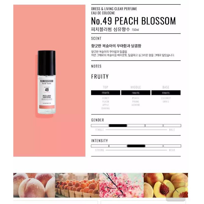 (CÓ BILL) Nước Hoa W.dressroom Dress & Living Clear Perfume siêu thơm | BigBuy360 - bigbuy360.vn