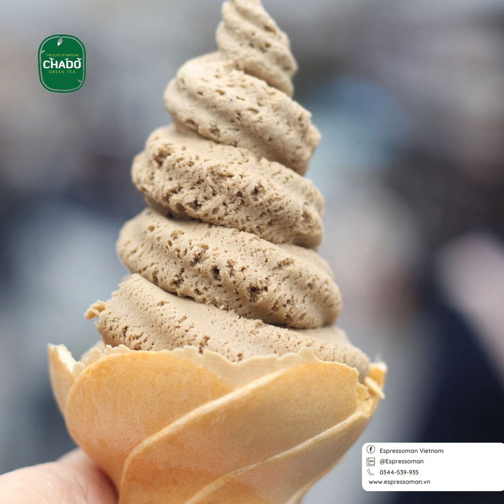 HOJICHA  - Bột Trà Xanh Rang Hojicha  - Nhật Bản - Dùng Pha Thức Uống - Bánh - Kem