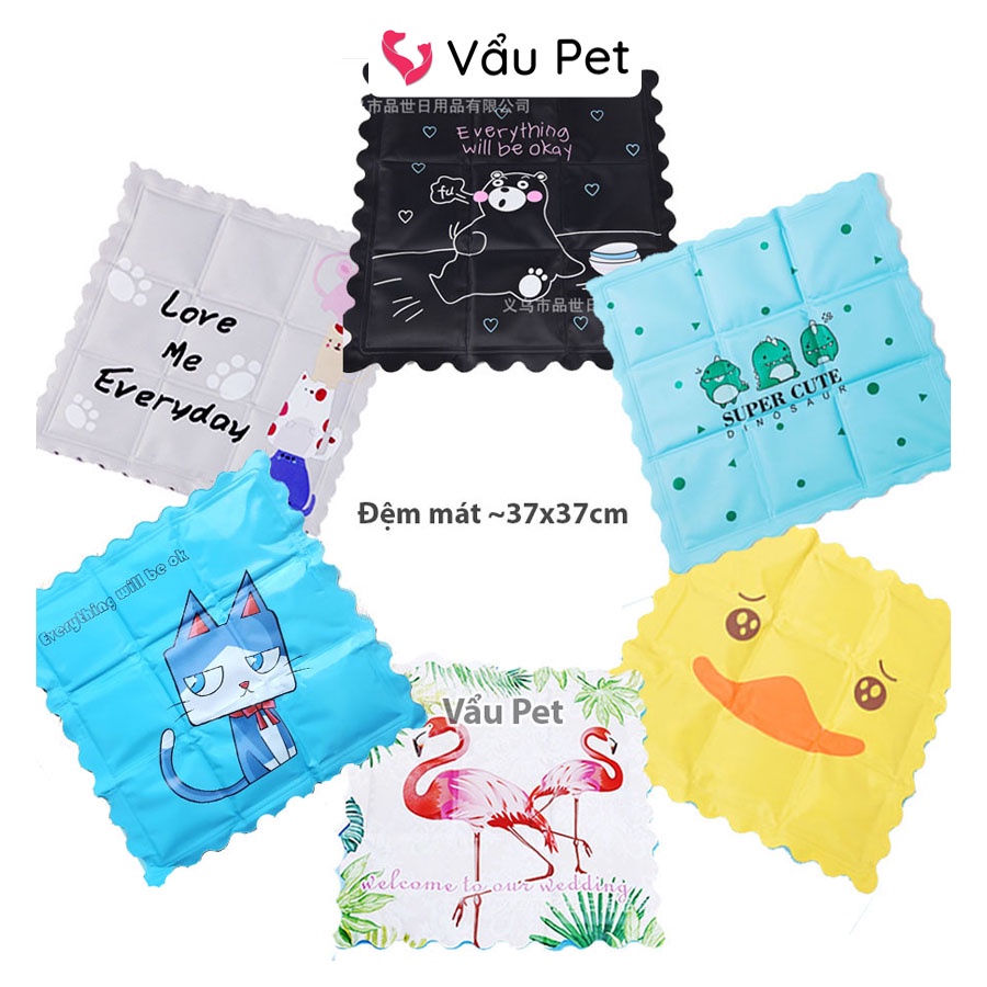 Đệm mát cho chó mèo - Đệm Gel làm mát, chống sốc nhiệt chó mèo Vẩu Pet Shop