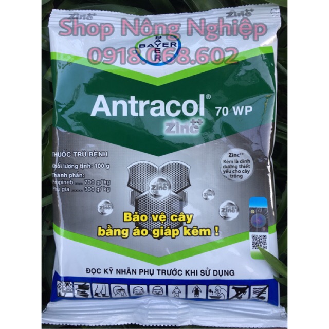 Antracol thuốc trừ nấm bệnh cây trồng 100gr