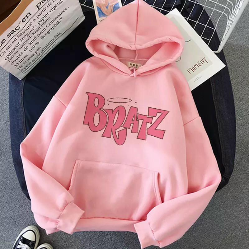 ÁO KHOÁT NAM NỮ HOODIE BRATZ NỈ BÔNG 2 LỚP SIÊU ĐẸP