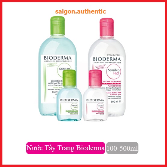 Nước Tẩy Trang Bioderma H2O 500ml [CHÍNH HÃNG PHÁP]