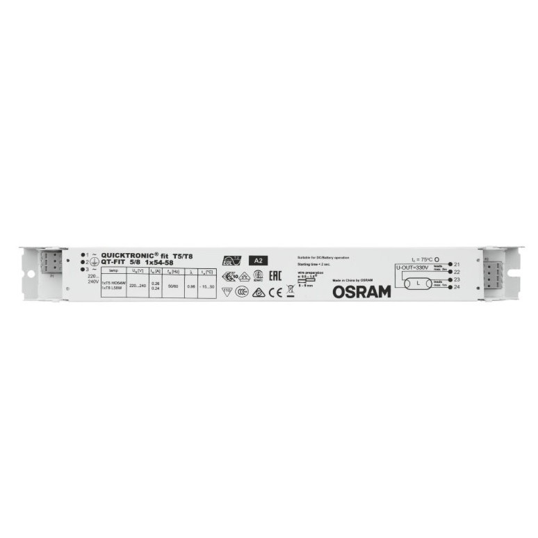 (SALE) Chấn lưu ballast cho bóng 55W OSRAM QT-FIT 5/8 1x54-58