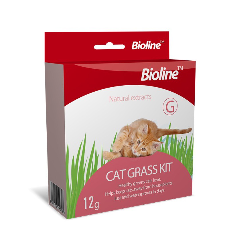 Bộ trồng cỏ mèo Bioline Cat Grass Kit 12g