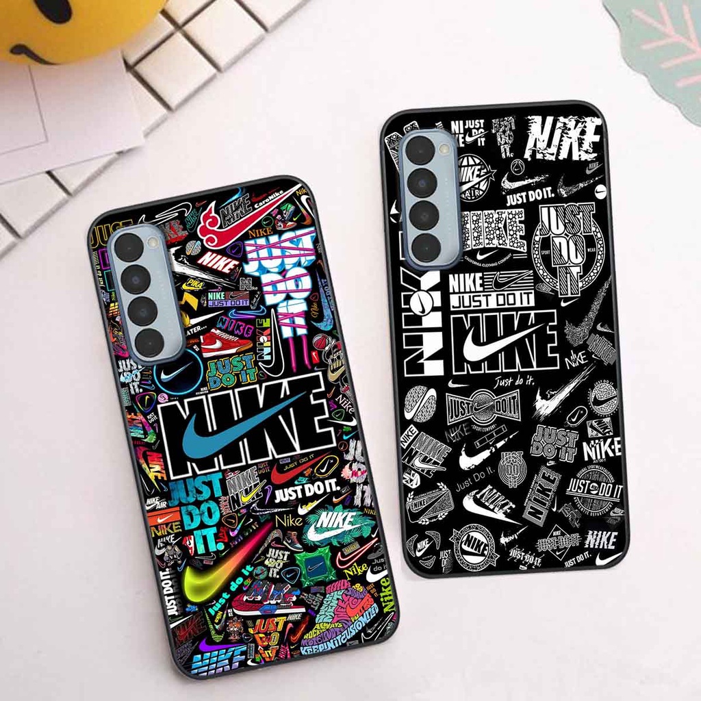 Ốp Oppo Reno4 /  Reno4 Pro / Reno 4 in hình thương hiệu L.V, N.I.K.E cá tính, đẳng cấp