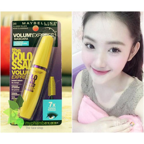 Mascara Maybell line color 130K - Mascara Làm Dày Mi Gấp 10 lần _ Ngăn Rụng Mi Maybelline | BigBuy360 - bigbuy360.vn