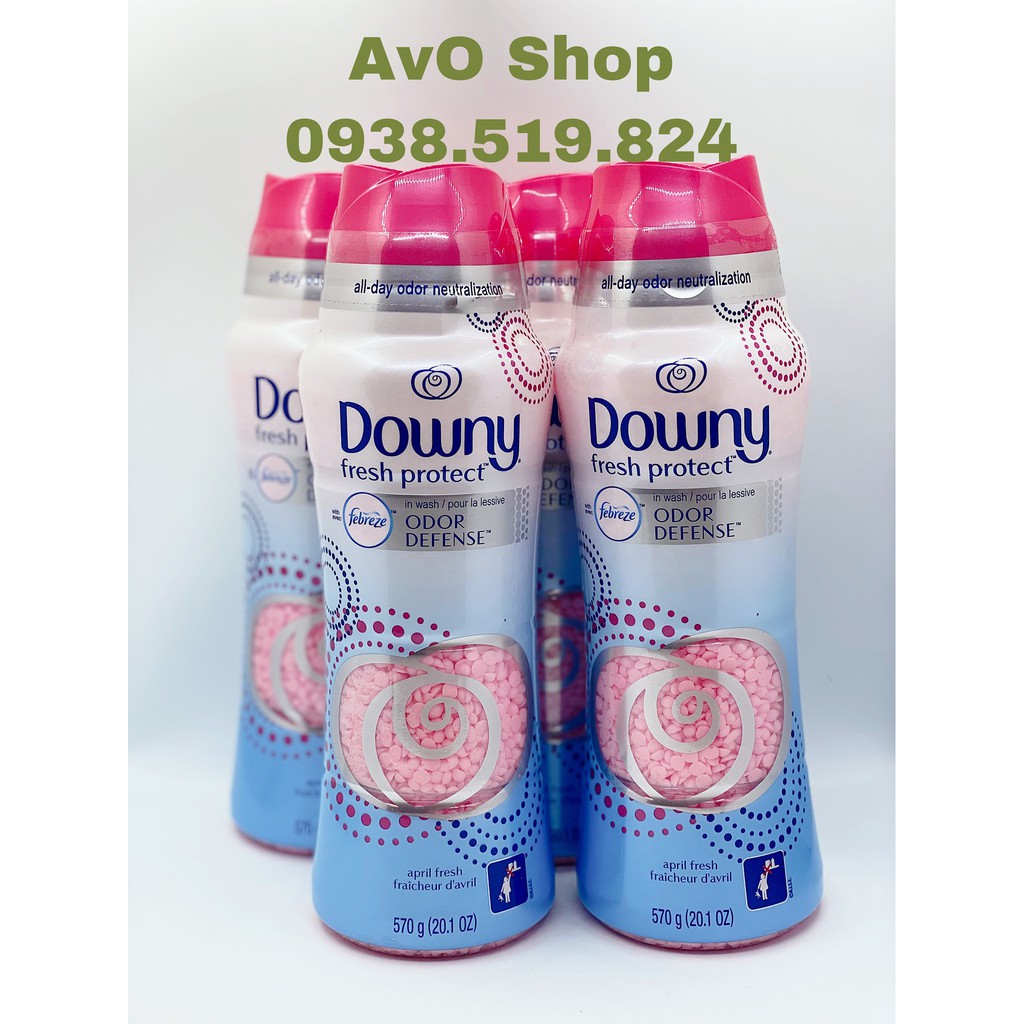Viên xả vải Downy của Mỹ giữ thơm lâu Downy Fresh Protect