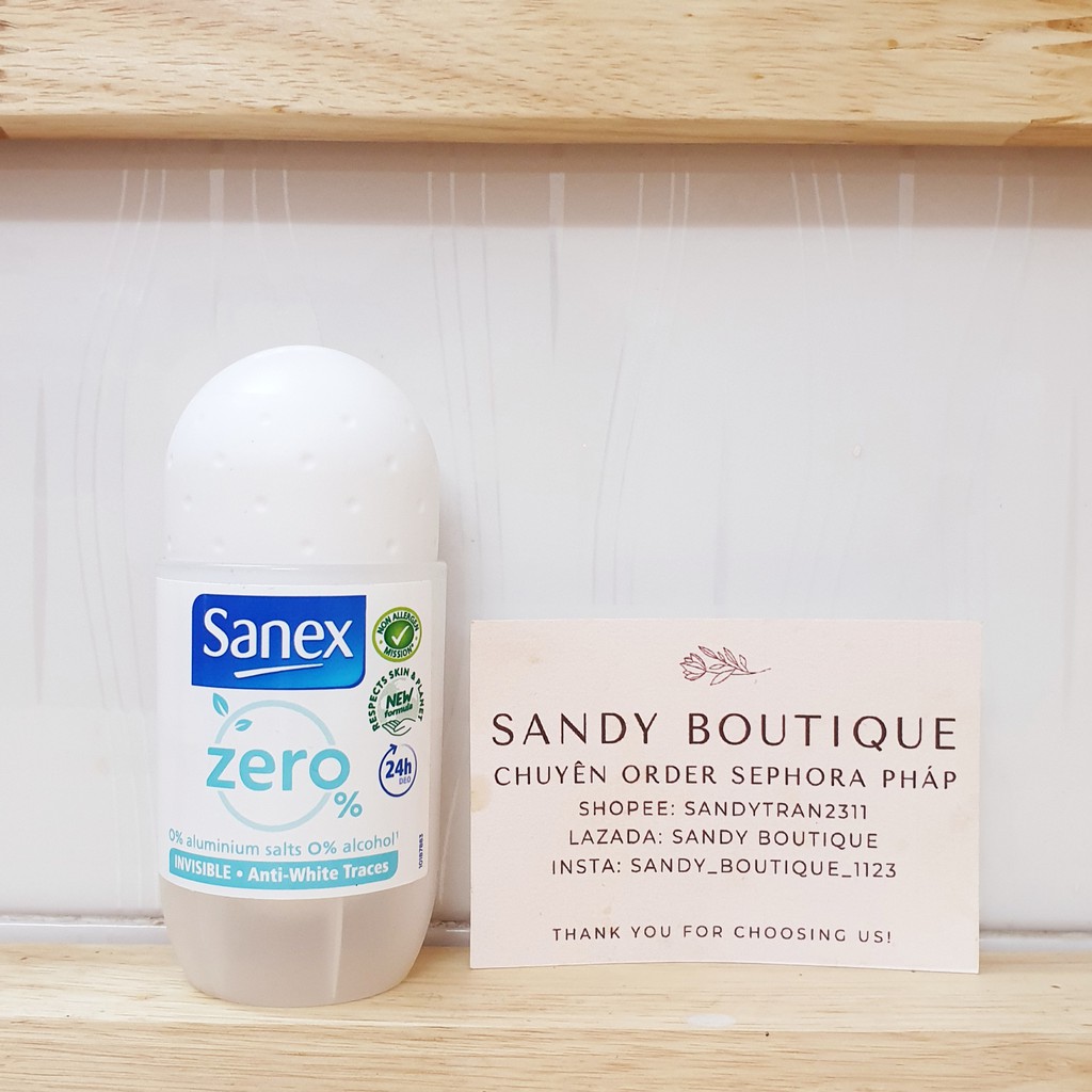 Lăn khử mùi Sanex hàng Pháp ngăn mùi 24 giờ [Bill Pháp] | BigBuy360 - bigbuy360.vn