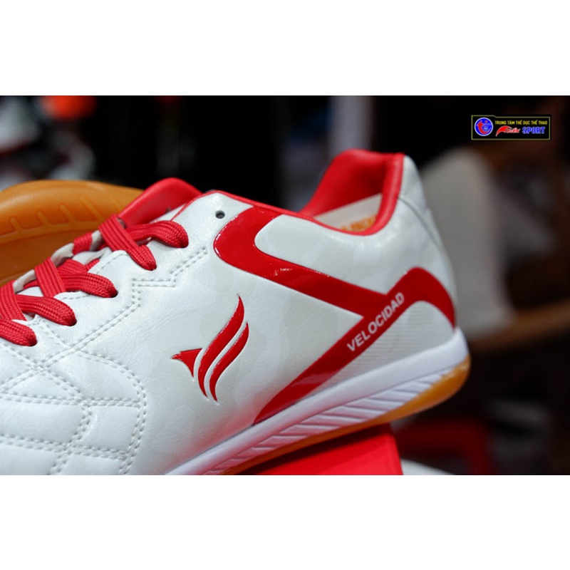 Giày đá bóng kamito Velocidad IC - trắng(size38-44)