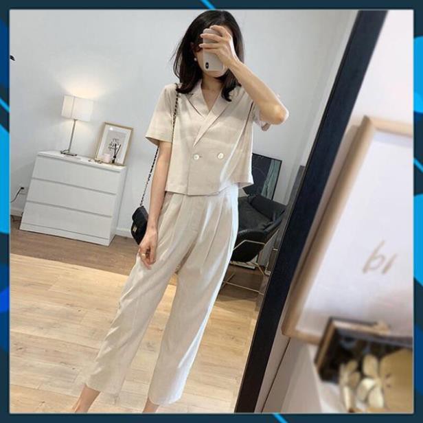 🔥Freeship Hàng shop giá xưởng🔥 Bán sỉ set vest be hai cúc cho nữ