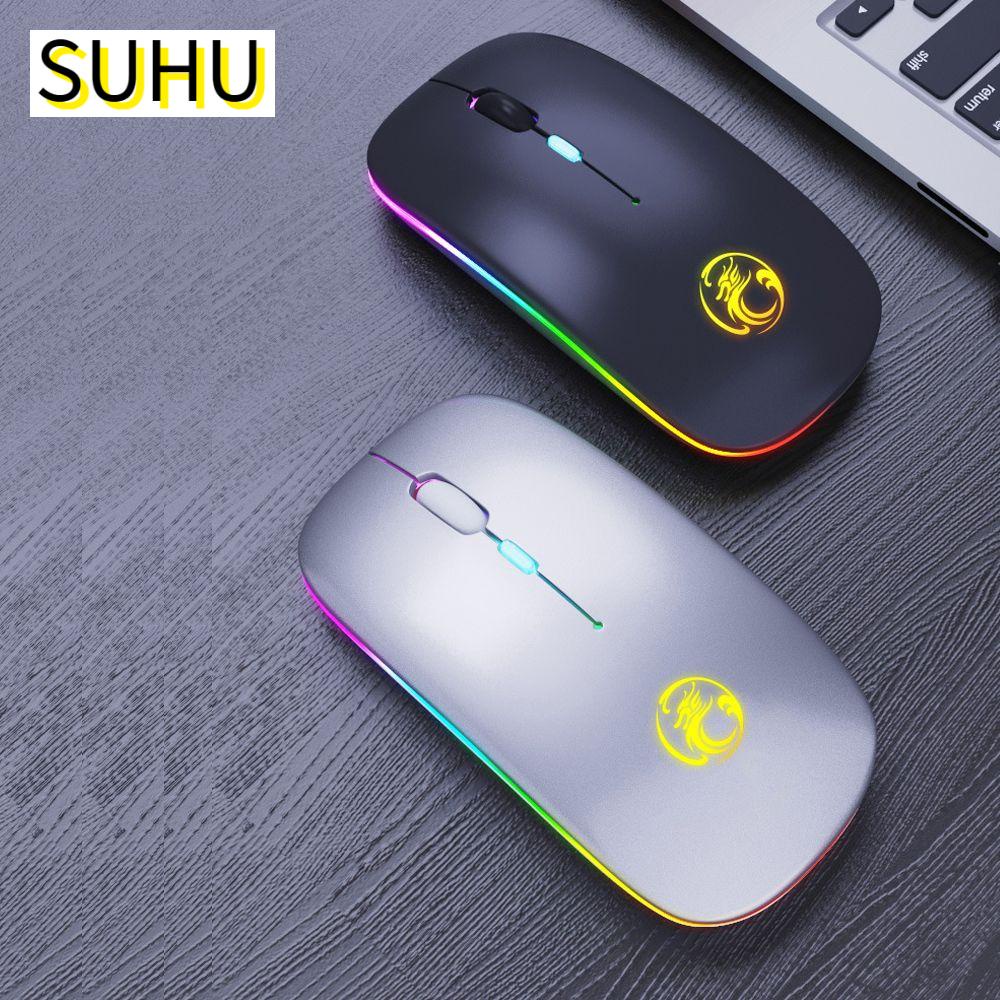 Chuột Không Dây Bluetooth 2.4G Có Thể Sạc Lại Nhiều Màu Sắc Dễ Thương
