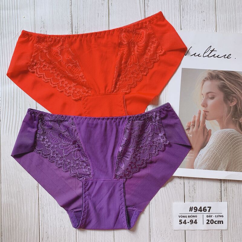 Combo 10 Quần Lót Su Phối Ren 9467