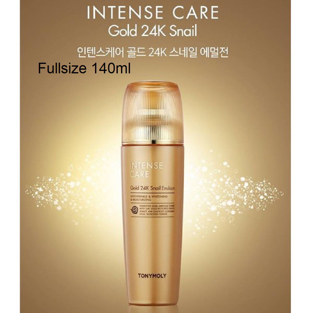 Sữa Dưỡng Trắng Da Từ Vàng 24K và Nhớt Ốc Sên 24K Gold Snail Emulsion