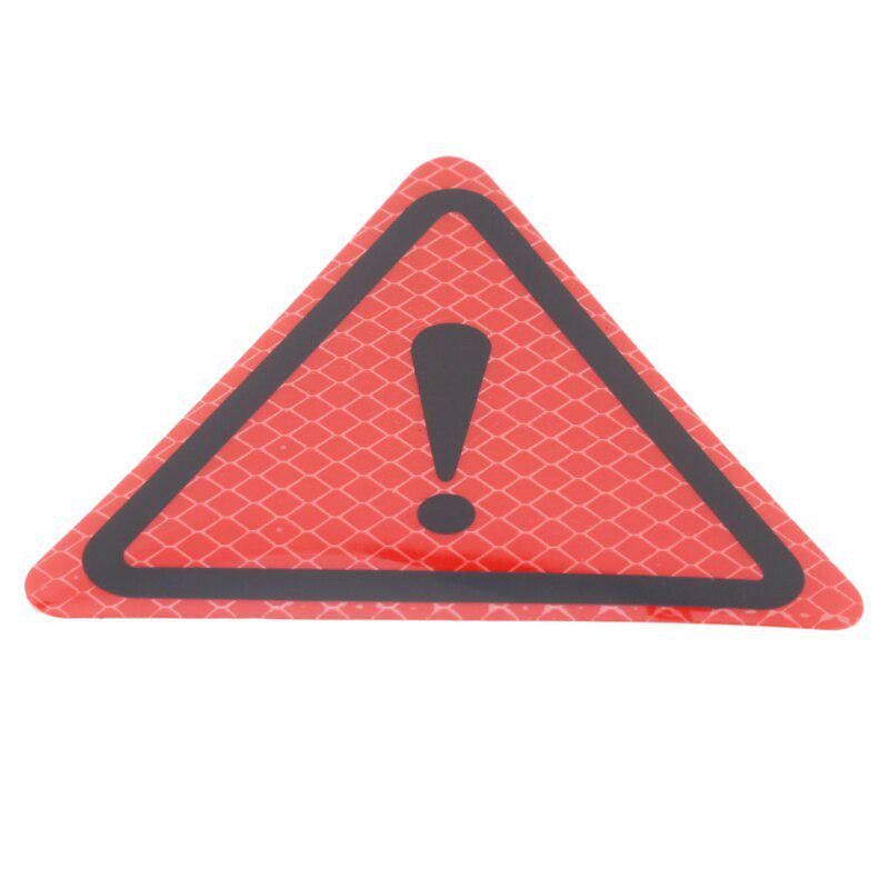 Miếng Dán Phản Quang Cảnh Báo An Toàn Hình Tam Giác Chống Va Chạm Cho Xe Hơi