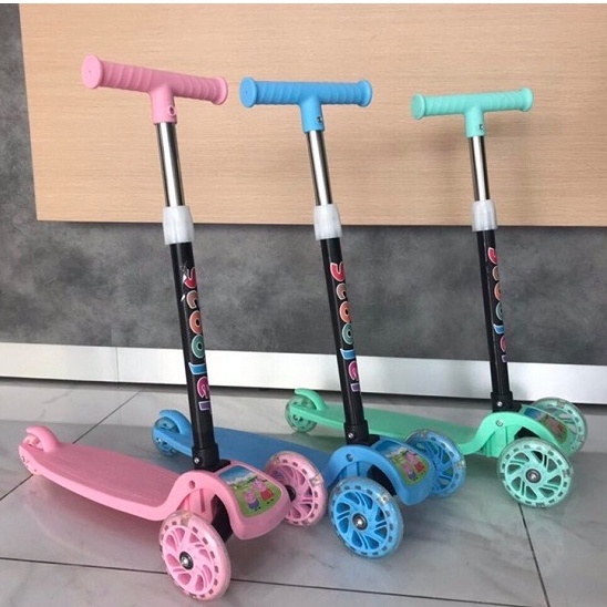 Xe Trượt Scooter 3 Bánh - Xe Trượt Cho Bé Tập Đi Bánh Xe Phát Sáng Cho Bé Yêu