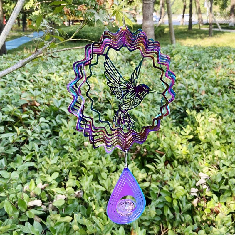 Con Quay Gió Kim Loại 6 Inch Treo Trang Trí Sân Vườn Lễ Tạ Ơn