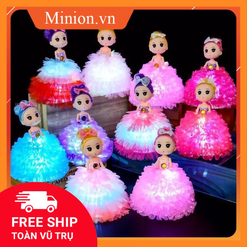 BÚP BÊ CHIBI - Đèn flash phát sáng - Chạy bằng pin - Đồ chơi bé gái