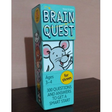 BỘ THẺ HỎI ĐÁP- BRAIN QUEST 3->4 TUỔI