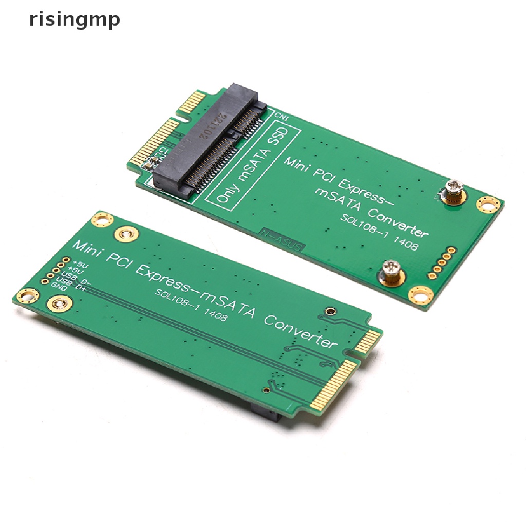 Thẻ Chuyển Đổi mSATA SSD Sang SATA Mini PCIe SSD Cho Asus EPCS101 900A 901A ♨Trên đó