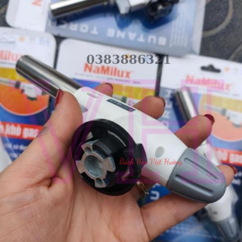 Khò ga Mini NaMilux tự động đánh lửa, xuất khẩu Japan - BẢO HÀNH 1 ĐỔI 1 lỗi do nhà sản xuất - Bách Hóa Việt Hường