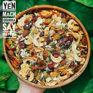 Yến Mạch Sấy Mật Ong Lon 500 Gram - Ngũ Cốc Ăn Liền  ( Minifood Ship Hỏa Tốc SG )