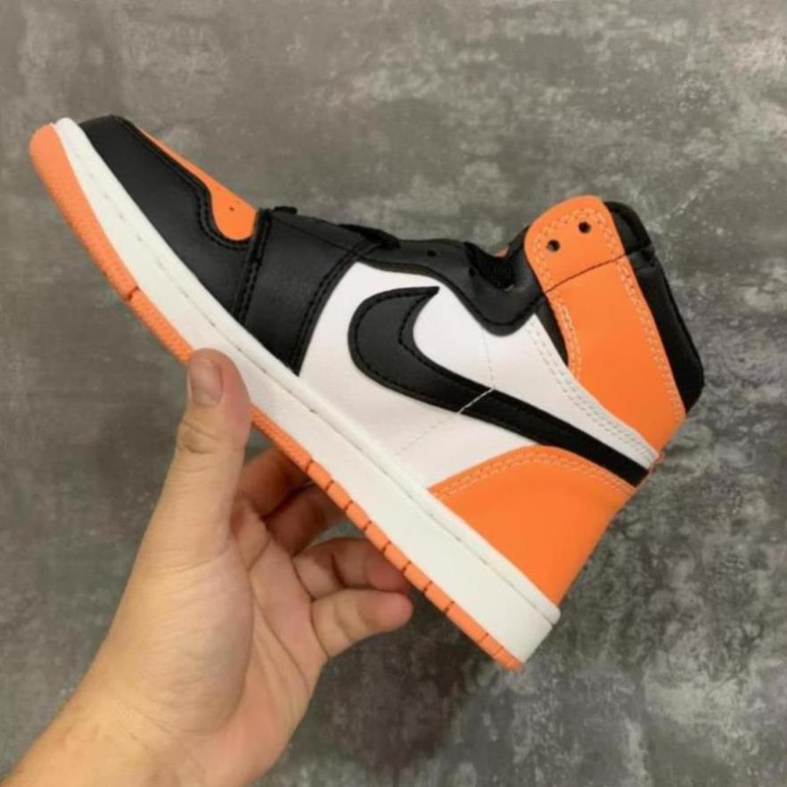 Giày sneaker JORDAN 1 CAM CAO CỔ hot trend nam nữ, Giày thể thao JD1 cam cao dùng đi học,tập gym,chạy bộ